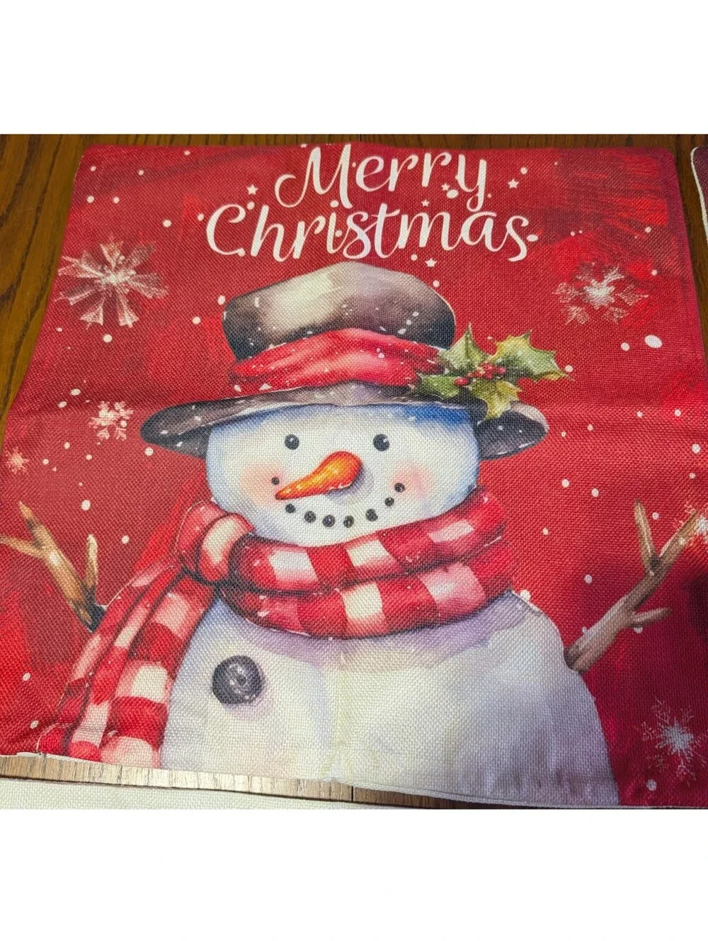 NEW Four Pack of Holiday Themed Throw Pillow Covers